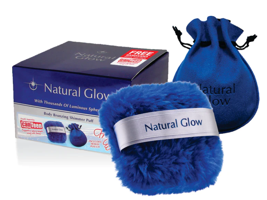 50% Natural Glow Body Bronzing Shimmer Puff